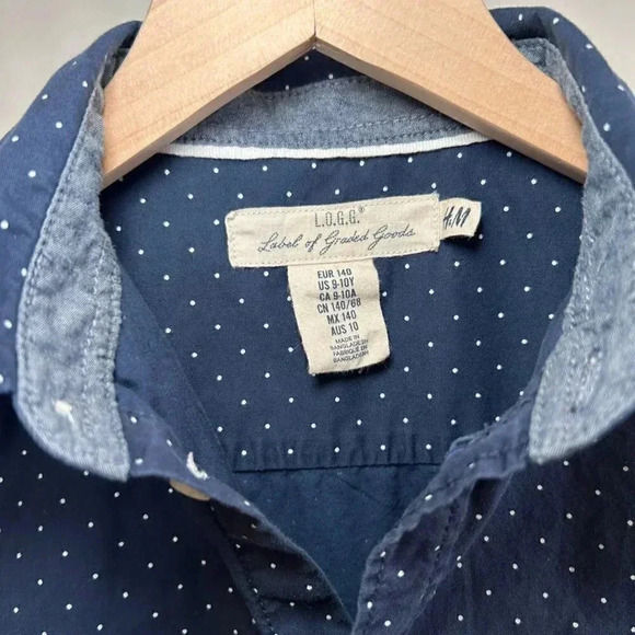 L.O.G.G. Boy’s Long Sleeve Button Down Shirt 9-10Y - Picture 6 of 6